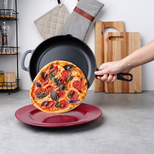 Patelnia żeliwna emaliowana Orion 113218 (26 cm)