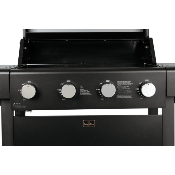 Grill gazowy ogrodowy Berlinger haus BH-8605 (żeliwny ruszt)