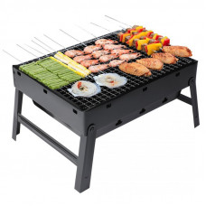 Mini grill węglowy turystyczny ELITEHOFF MINI (przenośny, walizka)