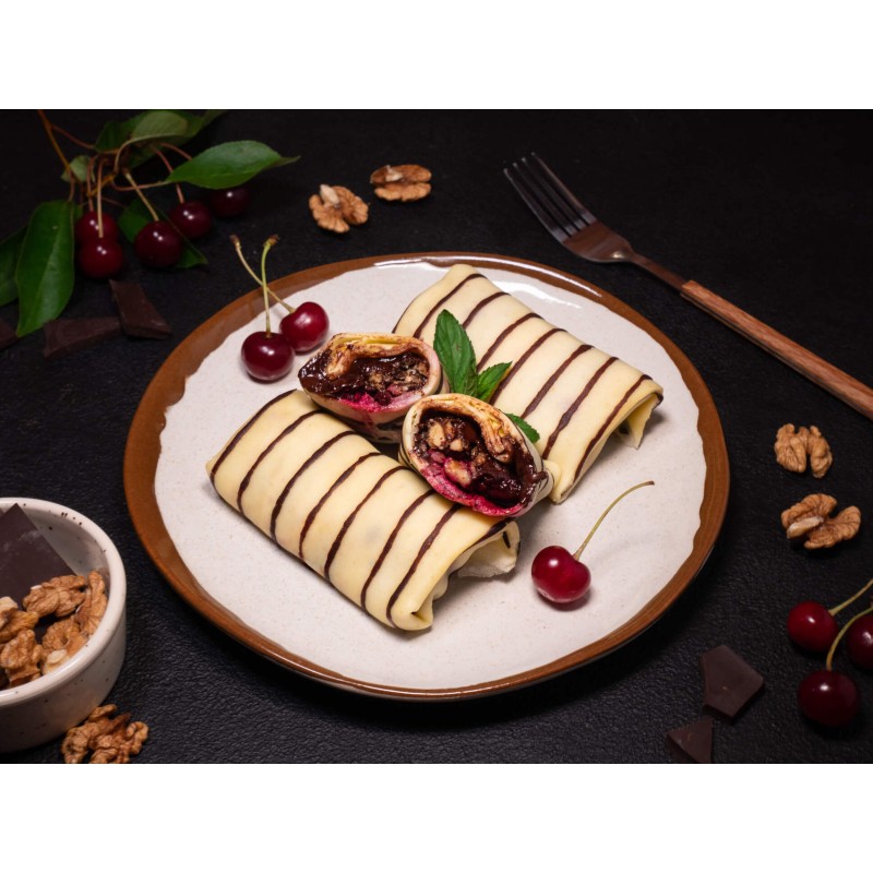 Naleśniki z czekoladą i wiśniami 520g