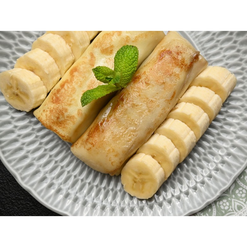 Naleśniki z bananami i mlekiem zagęszczon. 500g
