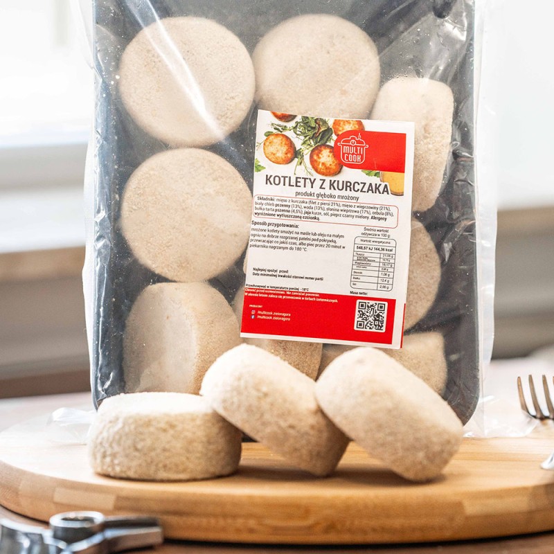 Kotlety z kurczaka i wieprzowiny 480g