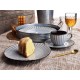 Talerz obiadowy Evie Grey 26,5 cm do serwowania dań głównych