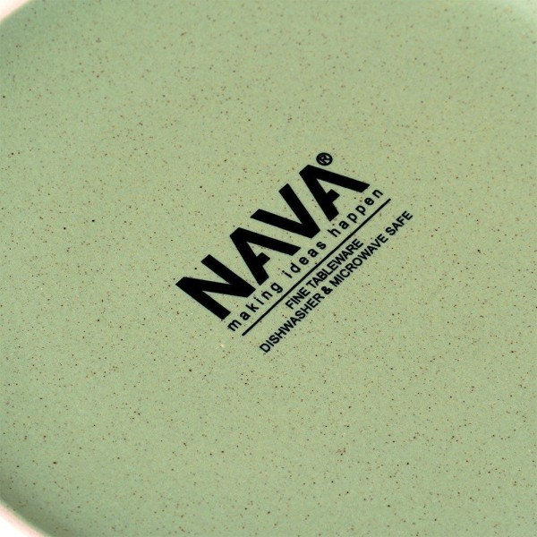 Тарілка, NAVA, ARTHENA GREEN 27 cm, керамічна плоска для обіду, зелена