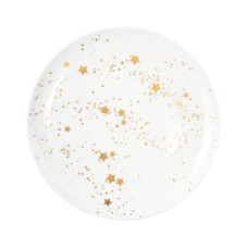 Тарілка плоска, Seltmann Liberty Golden Stars, 22.5 см, для сервірування та подачі їжі