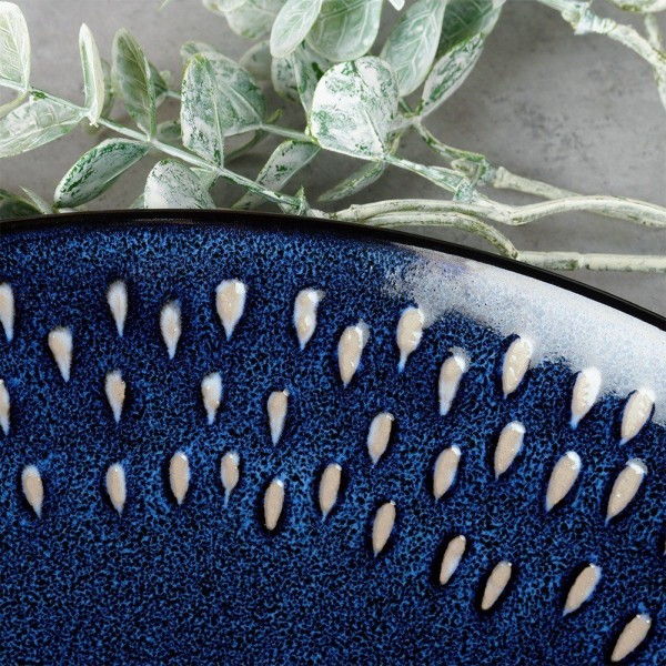 Тарілка плоска, SIAKI COLLECTION 139708, керамічна гранатова 28 см — для подавання страв