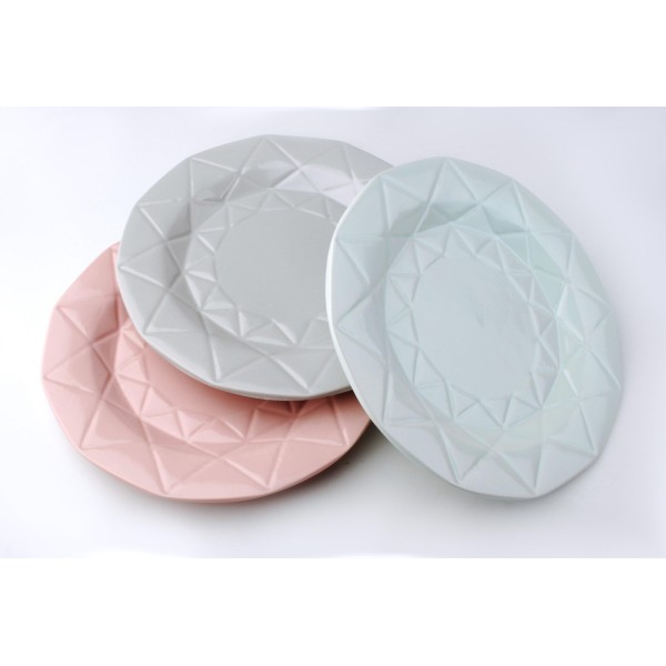 Talerz uniwersalny Adel Mint płaski 24 cm do serwowania