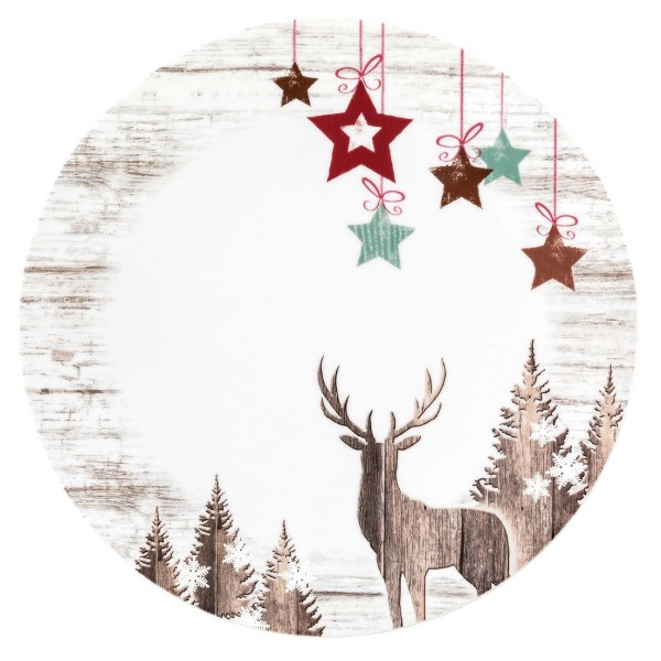 Плоский тарілка, Seltmann Life, Christmas 28 см, для сервірування святкового столу