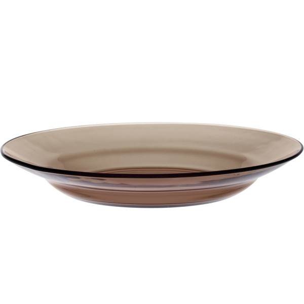 Talerze głębokie Duralex Lys Sepia 230 mm brązowe zestaw 6 sztuk