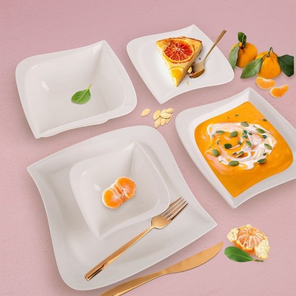 Тарілка плоска, Orion, Mona 25×25 см, порцеляна — для сервірування обідів