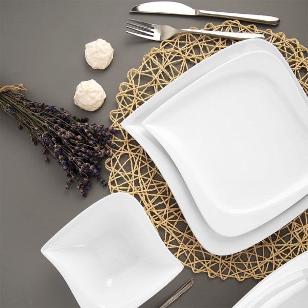 Тарілка плоска, Orion, Mona 25×25 см, порцеляна — для сервірування обідів