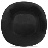 Плоский тарілка, Orion LUNA 26.5 см, скляна чорна — для сервірування обіду