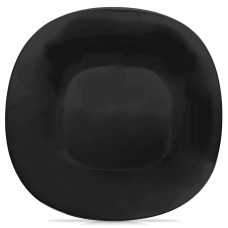 Чорна скляна неглибока обідня тарілка LUNA 26,5 см ORION 129547