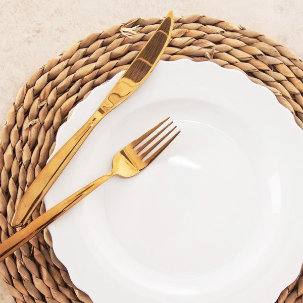 Тарілка плоска, Orion, MONA 24.5 cm, порцеляна — для подачі обіду/салатів