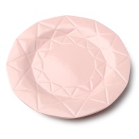 Тарілка універсальна Adel Pink 24 см плоска для сервірування столу