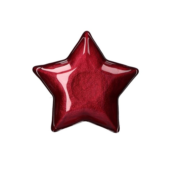Talerz uniwersalny Rituali Domestici Neimieipensieri szklany 16 cm gwiazdka