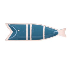 Talerz uniwersalny Ritual Domestici Pelagicoillogico Niebieski 38,5x11x3 cm do serwowania ryb