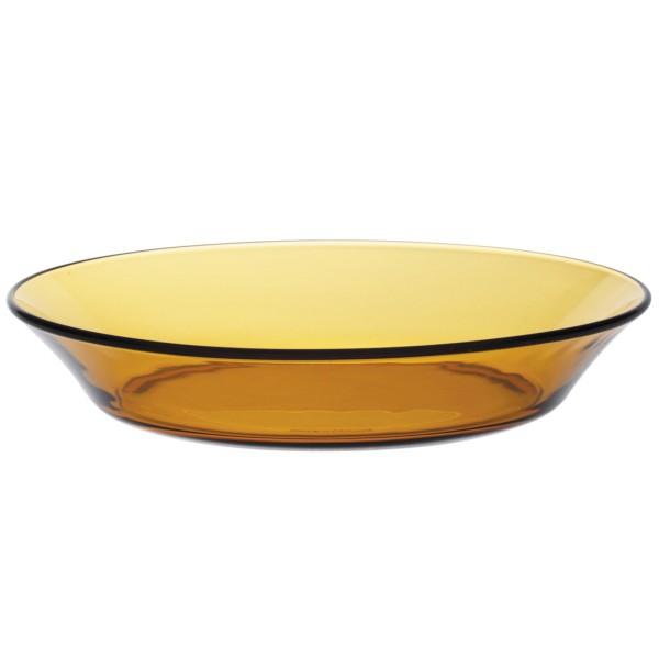 Talerze uniwersalne Duralex LYS AMBER pomarańczowe głębokie 195x35 mm zestaw 6 szt.