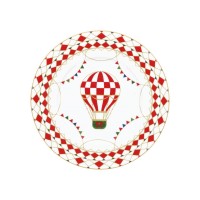 Talerz do sałatek Rose&Tulipani XMAS CAROUSEL (21 cm)