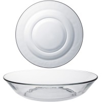 Talerze głębokie Duralex Lys transparentne 210x45 mm zestaw 6 sztuk do serwowania zup