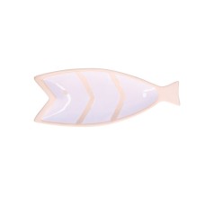 Talerz uniwersalny RITUALI DOMESTICI PELAGICOILLOGICO biały do serwowania ryb 30,5x12,5x3 cm