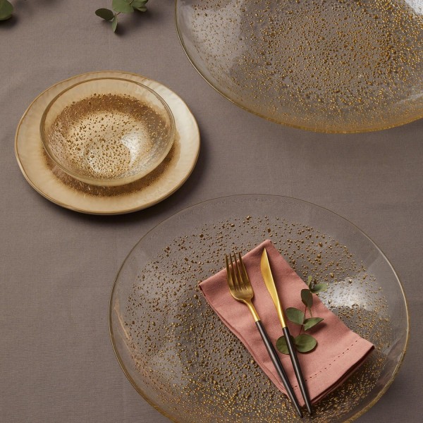 Плоский тарілка, MATERA, Talerz 23 cm piaskowy, набір 6 шт., для сервірування щоденних страв