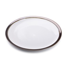 Talerz obiadowy Cal White 26,5x26,5x2 cm uniwersalny