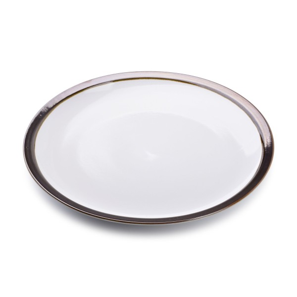 Talerz obiadowy Cal White 26,5x26,5x2 cm uniwersalny