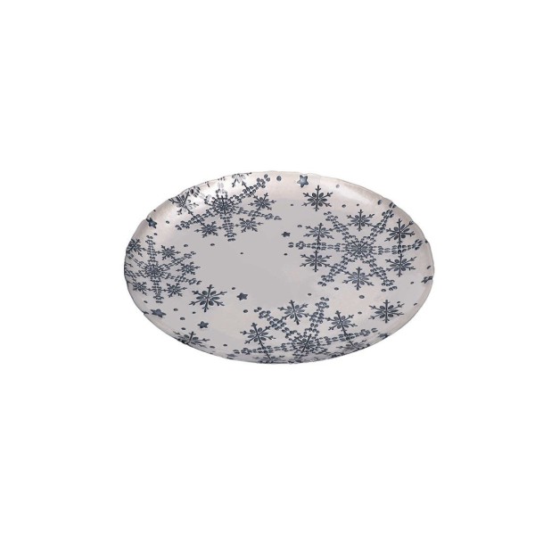 Talerz uniwersalny Rituali Domestici IlPrimofiocco 32 cm do serwowania świątecznego