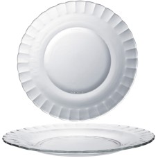 Talerze uniwersalne Duralex Picardie 230 mm transparentne zestaw 6 szt.