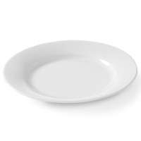 Talerze uniwersalne Hendi Optima biała porcelana śr. 270mm zestaw 12 szt.