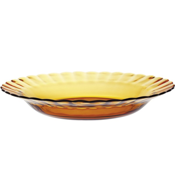 Talerze głębokie Duralex Picardie Amber pomarańczowe 230 mm zestaw 6 sztuk
