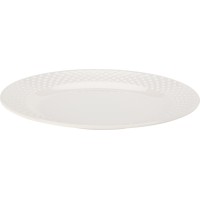 Тарілка, TALERZ, melamina 21 cm, біла — універсальна для дому та пікніка