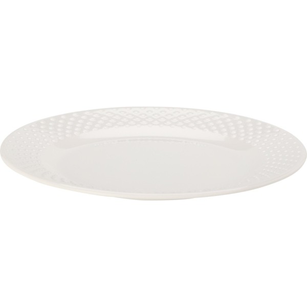 Talerz uniwersalny Melamina biały średnica 21 cm