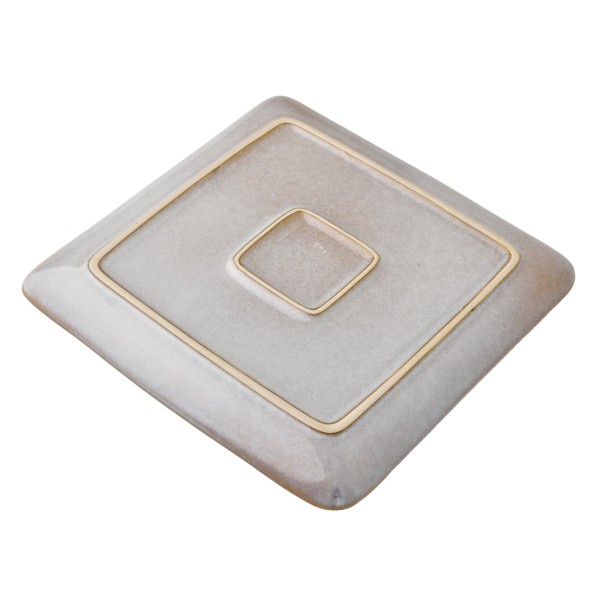 Talerz uniwersalny Basic Nature kwadratowy 24,5x24,5 cm