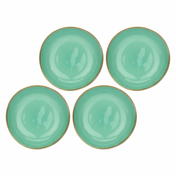 Набір тарілок для супу ROSE&TULIPANI Concerto Verde Acqua, 4 шт., Ø21 см