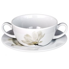 bulionówka Magnolia Nadia 300 ml z podstawkiem 16,5 cm do zupy