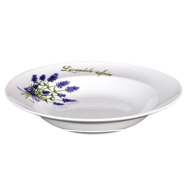 Talerz do zupy Lawenda Roma głęboki 24 cm