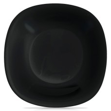Тарілка скляна чорна LUNA 21,5 см 650 мл ORION 129548