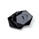 Talerze deserowe Ralph Black komplet 2 sztuk 24,5x21 cm