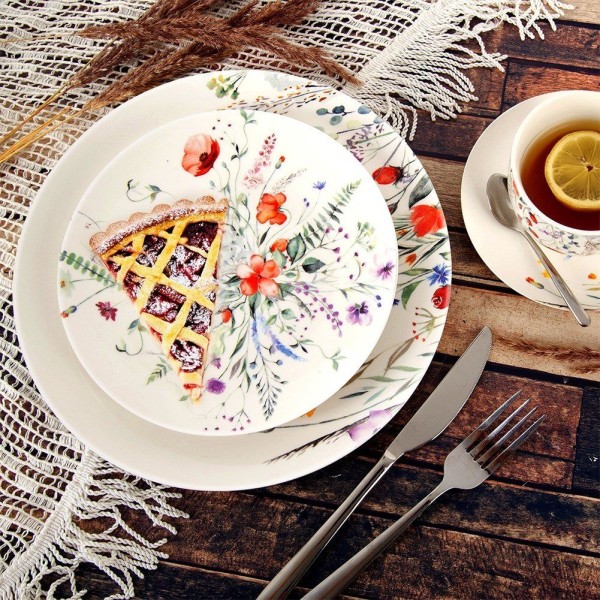 Десертна тарілка Orion MAKI 20.5 см, порцеляна — для сервірування десертів