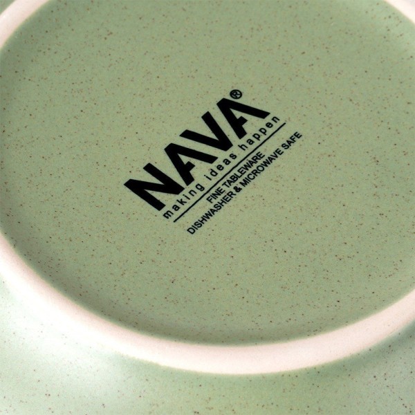 Десертна тарілка, NAVA, ARTHENA GREEN 21 cm, керамічна, зелена, для подачі десертів