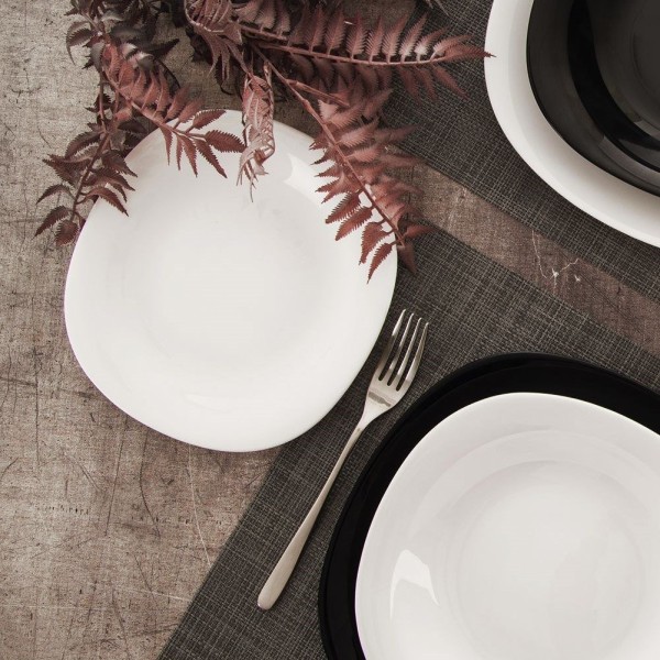 Скляна десертна тарілка LUNA 20см ORION 129552