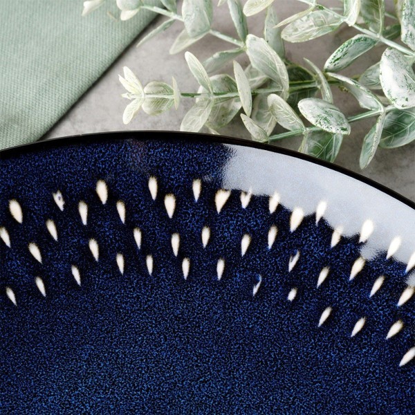 Десертна тарілка SIAKI COLLECTION 139707, керамічна, гранатова 22 см — для подачі десертів