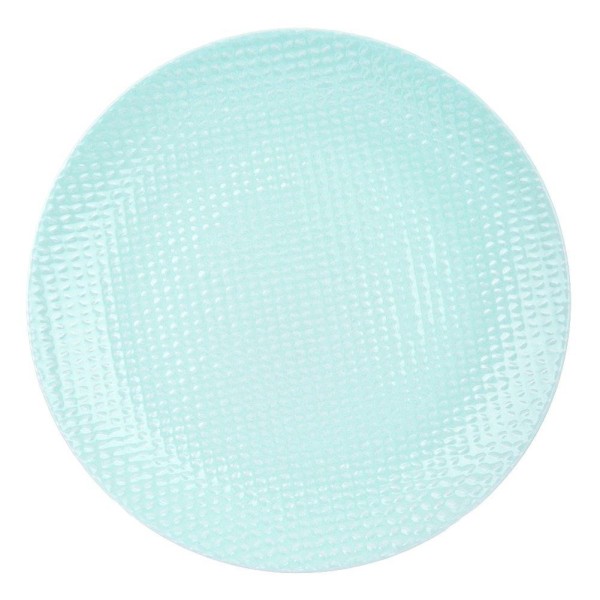 Десертна тарілка Orion RELIEF 21 см, керамічна зелена — для подачі десертів та закусок