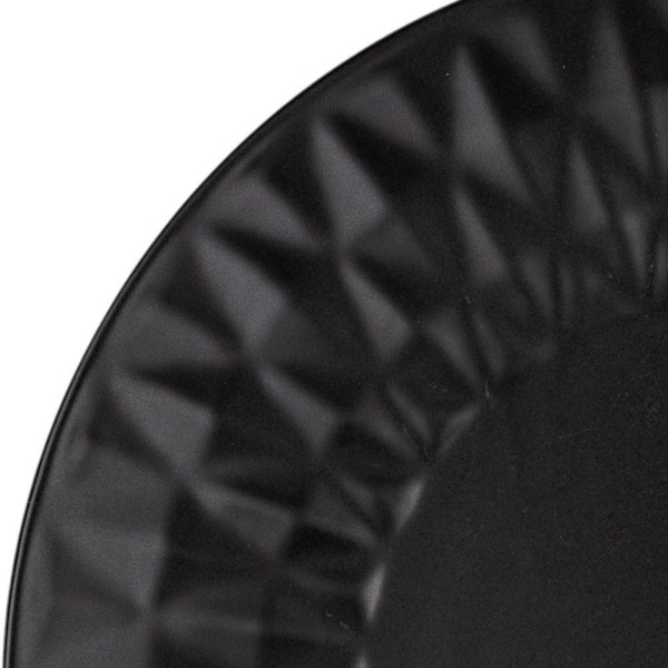 Десертна тарілка, NAVA, SOHO 20 cm, керамічна чорна (для подачі десертів)