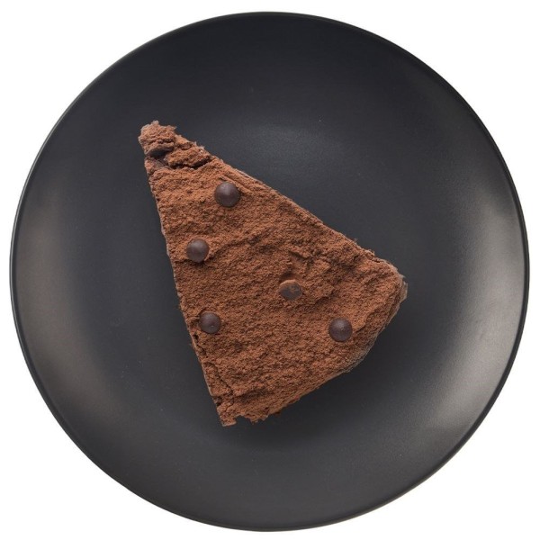 Десертна тарілка Orion ALFA 21,5 см, керамічна чорна — для подачі десертів