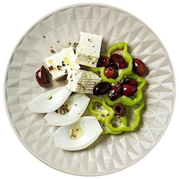 Десертна тарілка, NAVA SOHO 20 cm, керамічна сірого кольору, для подачі десертів