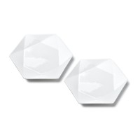 Talerze deserowe Ralph White Komplet 2 szt. 24,5x21x2 cm