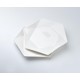 Talerze deserowe Ralph White Komplet 2 szt. 24,5x21x2 cm